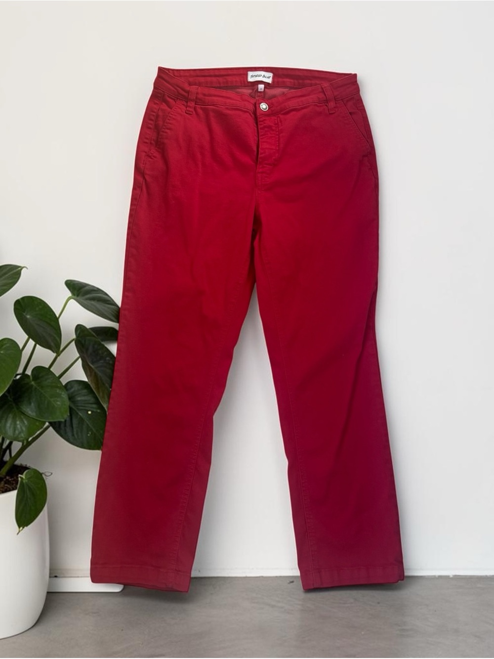 Studio Blue Woman’s Pant in a Vibrant Red
